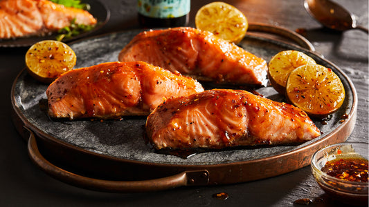 Orange Honey Glazed Salmon