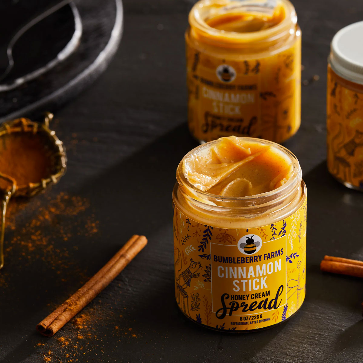 Sea Salt Caramel Spread + Cinnamon Stick Combo