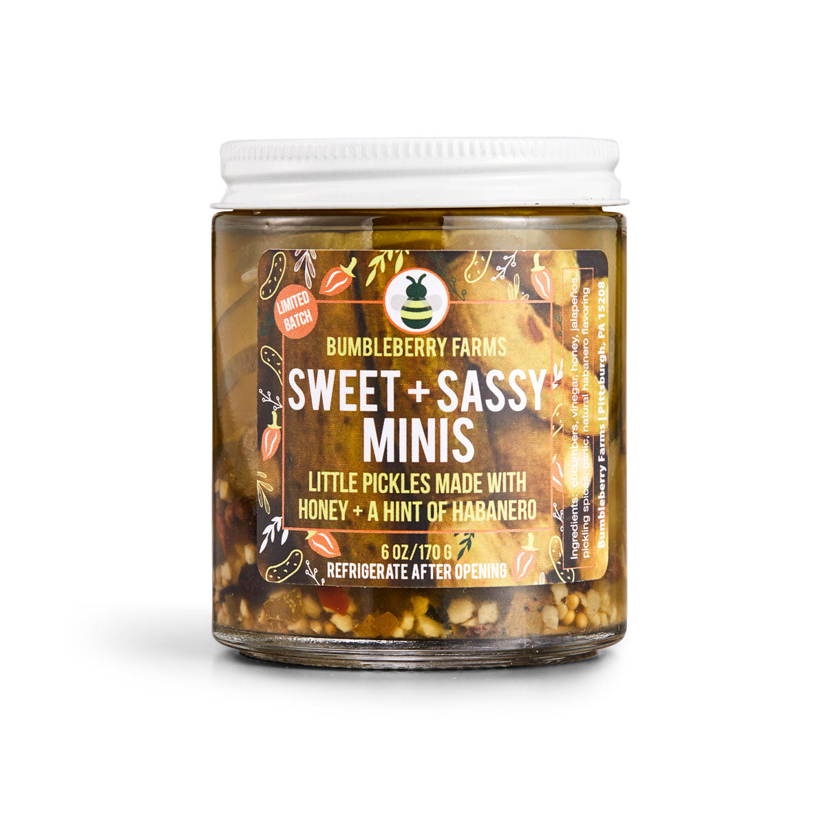 Sweet + Sassy Mini Pickles
