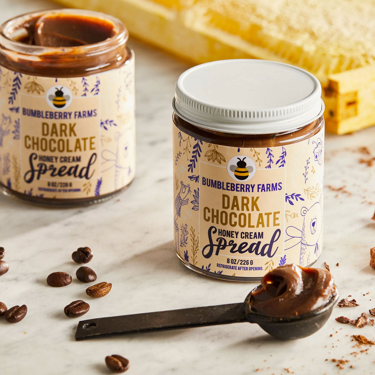 Dark Chocolate Honey Cream Spread