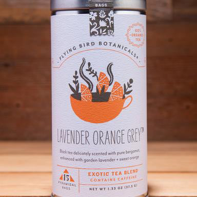 Flying Bird Botanicals Lavender Orange Grey Tea 