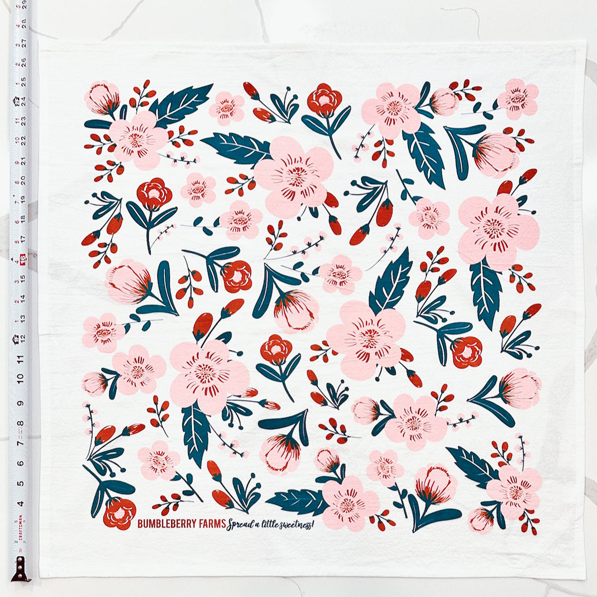 Pink Blossom Dish Towel