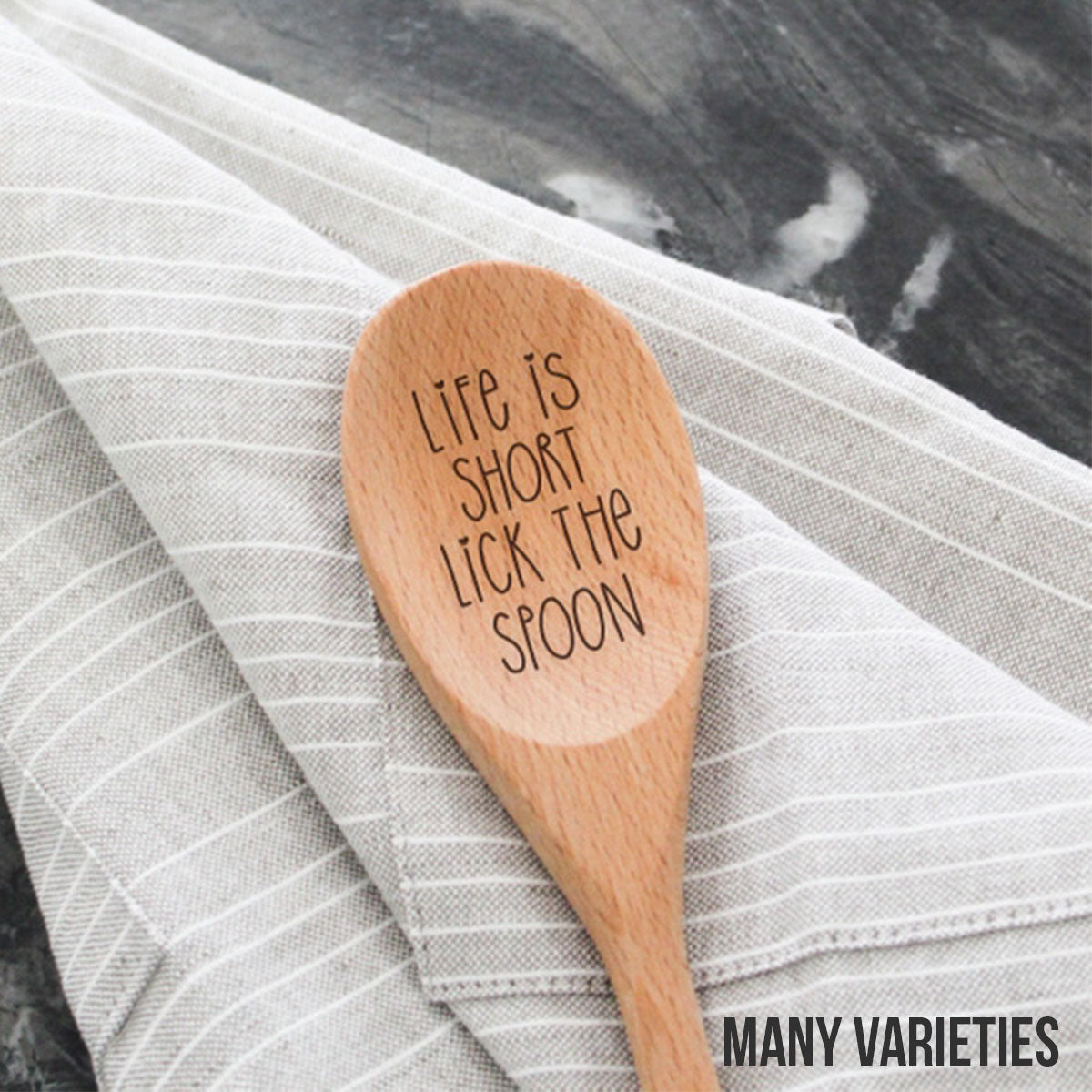 Wooden Spoons With Message (many options)