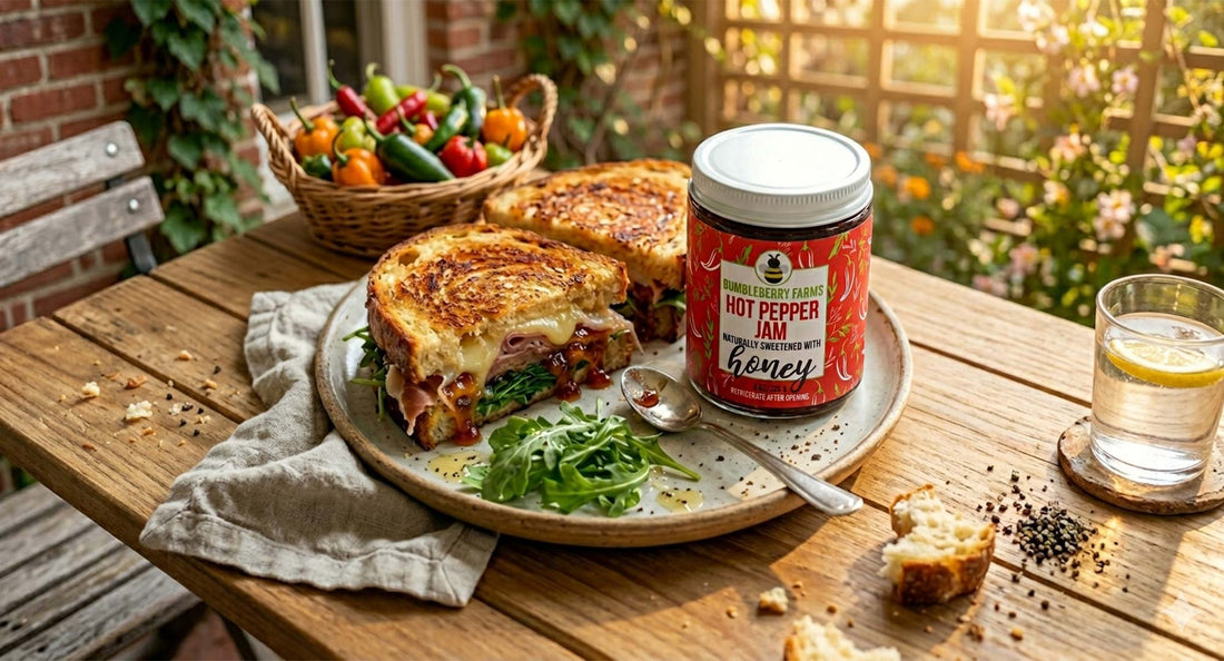 Hot Pepper Jam & Prosciutto Grilled Cheese