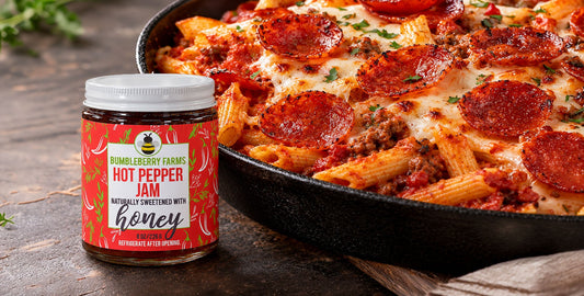 Baked Hot Pepper Pepperoni Pasta