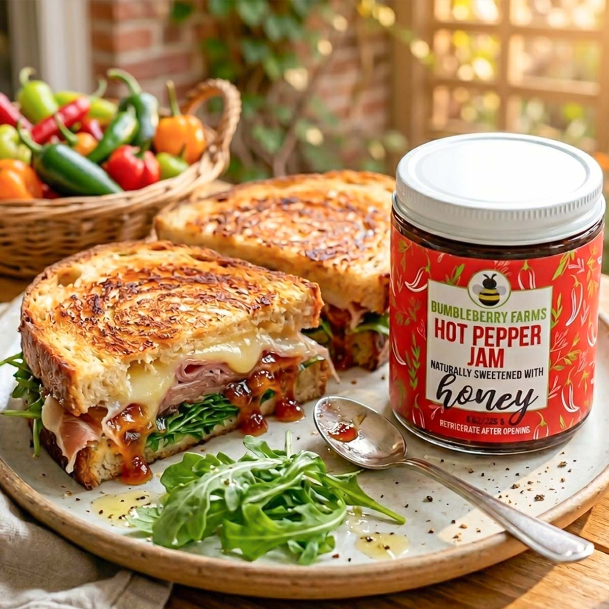 Hot Pepper Jelly Naturally Sweetened with Honey | Bumbleberry