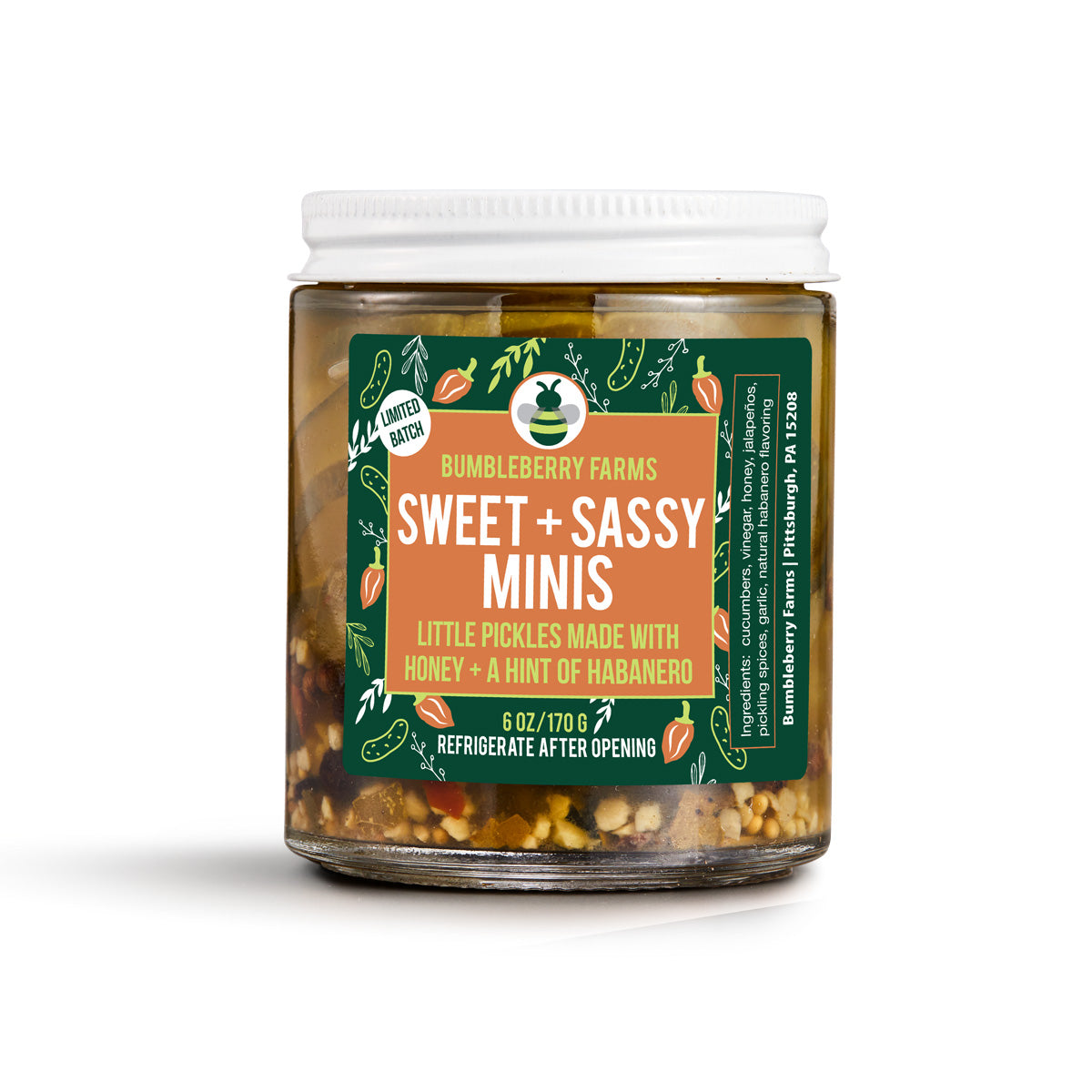 Sweet + Sassy Mini Pickles