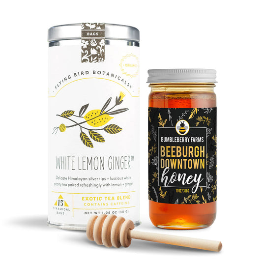 TEA SET - Beeburgh Honey + Lemon Ginger Tea