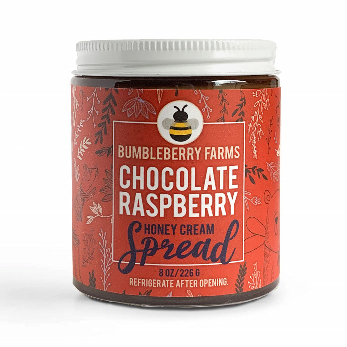 Chocolate Raspberry Honey Cream Spread