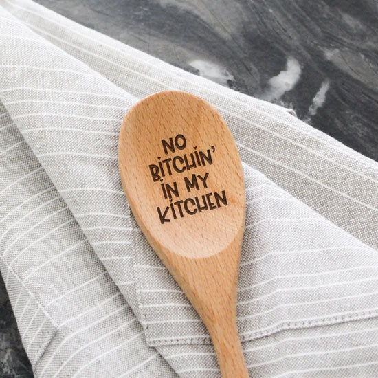 Wooden Spoons With Message (many options)