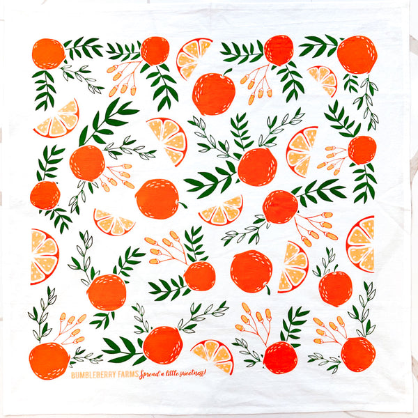 Orange Dish Towel – Bumbleberry Farms