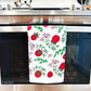 Raspberry Dish Towel