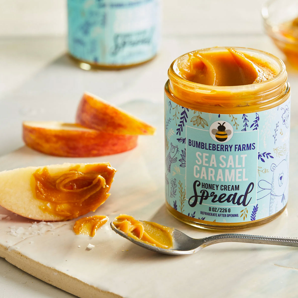 Bumbleberry Farms Sea Salt Caramel Honey Cream Spread